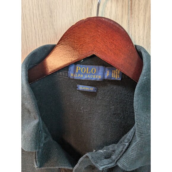 Polo Ralph Lauren Shirt Mens Small S Black Short Sleeve Classic Regular - Picture 3 of 5